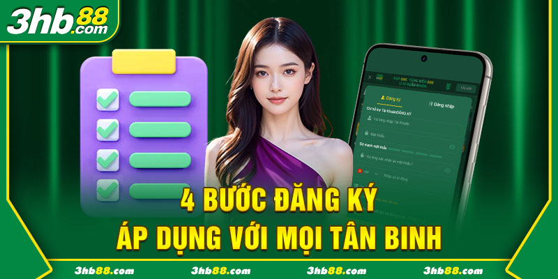 4 bước đăng ký áp dụng với mọi tân binh